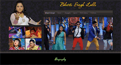 Desktop Screenshot of bhartisinghlalli.com